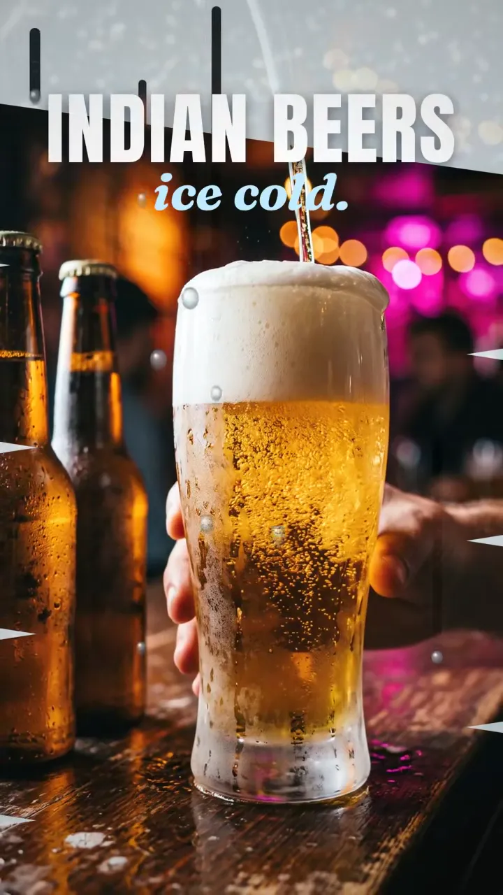 Cool summer drinks reel: ice-cold Indian beers, slow-sipping Indian whisky, or classics like Goli Soda, Thums Up, sweet lassi and salt lassi.